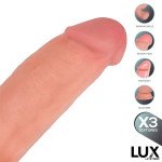 Bernd Dildo Triple Densidad con Testiculos Oscilantes 92