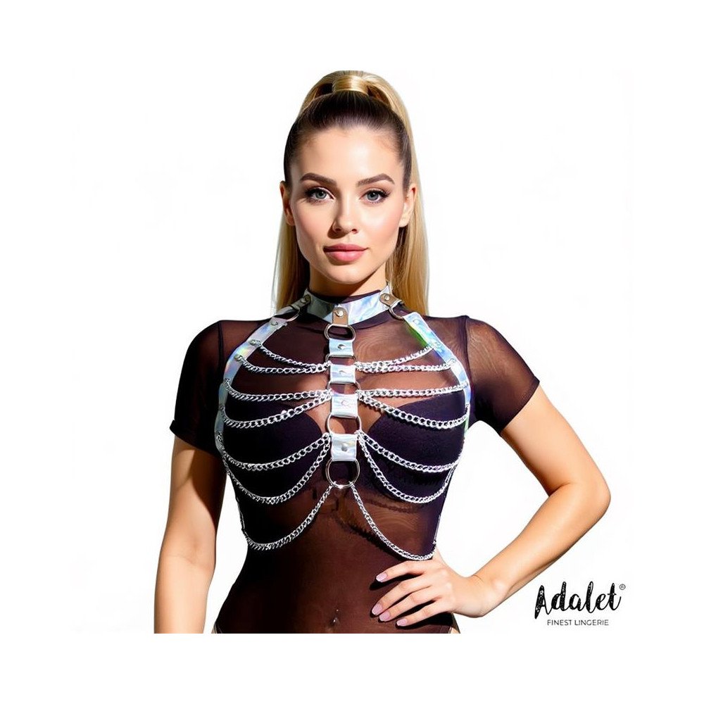 Bianca Arnes Cuero Vegano con Cadenas Talla Unica