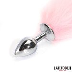 Plug Anal con Cola Rosa 40 cm