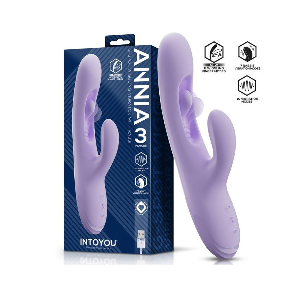 Annia Vibrador G Spot con Wiggling Interno
