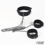 Collar con Esposas para Tobillos con Cadena