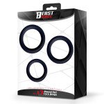 Set de 3 Anillos para el Pene Silicona S M y L