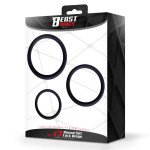 Set de 3 Anillos para el Pene Silicona S M y L