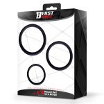 Set de 3 Anillos para el Pene Silicona S M y L