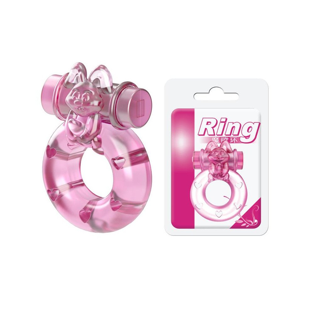 Anillo con Bala Vibradora Conejito