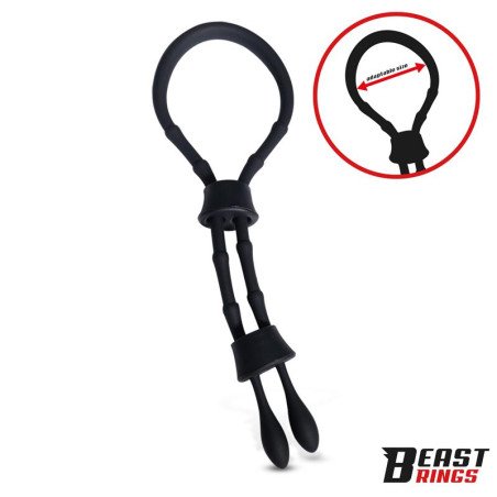 Lasso Anillo para el Pene Silicona Ajustable
