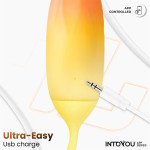 Huevo Silicona Doble Capa con APP Amarillo Naranja