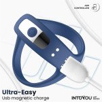 Rank Anillo Vibrador con App Azul