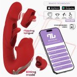 Mouty Vibrador Funcion Mordisqueo y Flipping con App