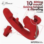 Mouty Vibrador Funcion Mordisqueo y Flipping con App