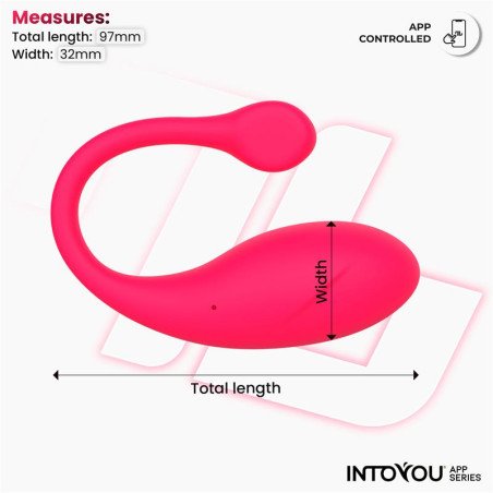 Bulby Huevo Vibrador con APP Rosa Intenso