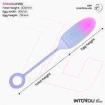 Huevo Silicona Doble Capa con APP Rosa Azul