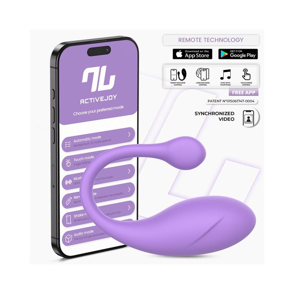 Bulby Huevo Vibrador con APP Lavanda