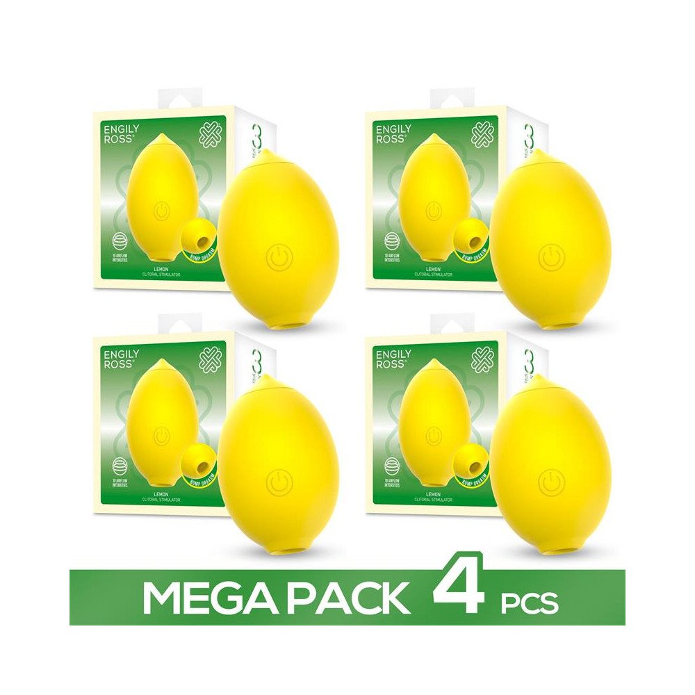 Pack de 4 Lemon Estimulador de Clitoris con Succion
