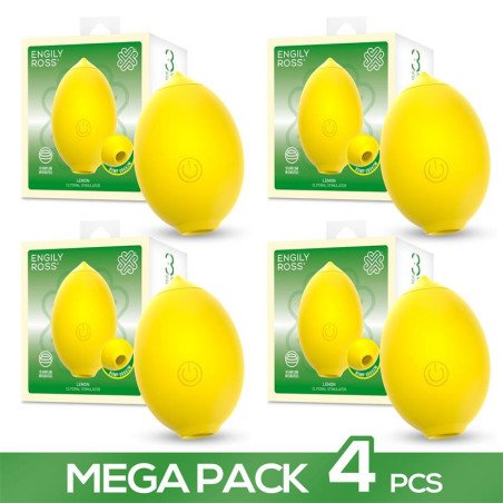Pack de 4 Lemon Estimulador de Clitoris con Succion