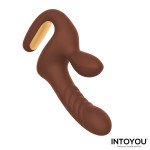 Mocca Vibrador con Thrusting y Mango Ergonomico USB