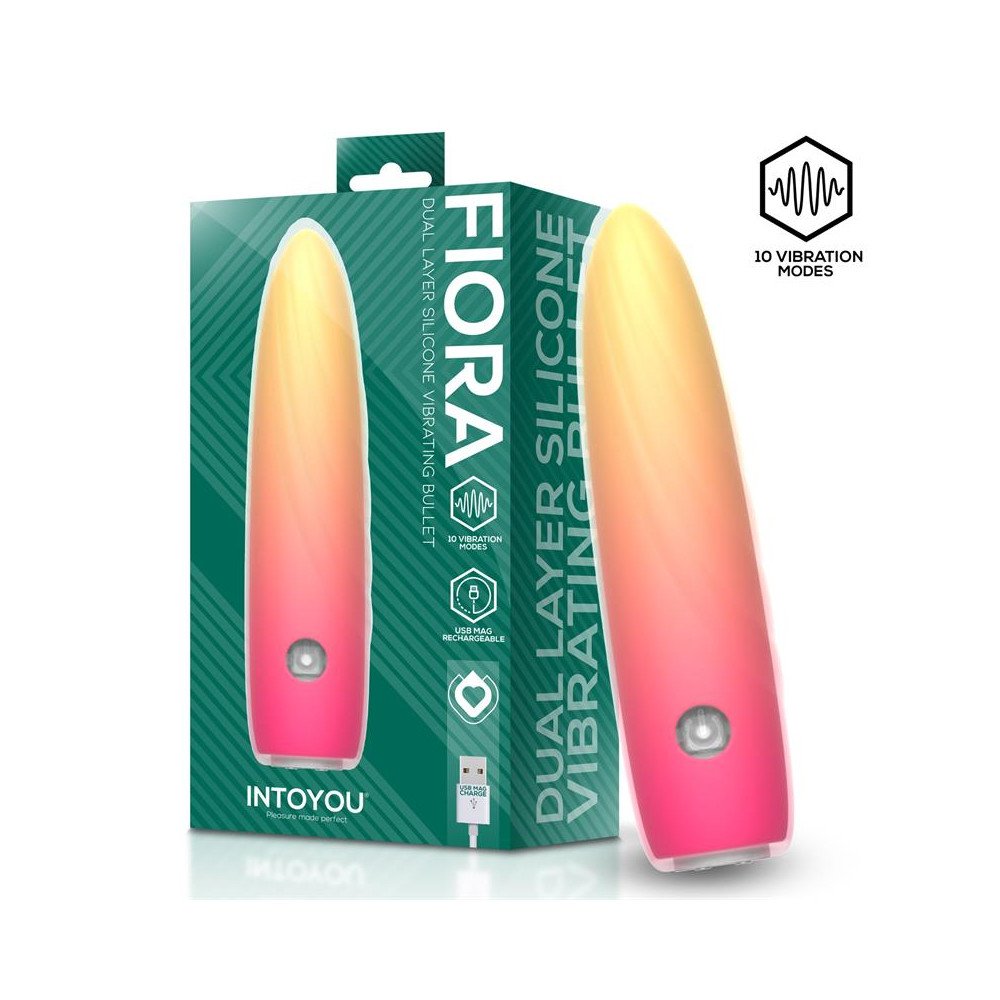 Fiora Bala Vibradora Silicona Doble Capa USB