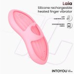 Laia Estimulador de Dedo con Calor y Funda con APP Rosa