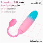 NexEgg Motion Huevo Vibrador con Thrusting App Rosa Turquesa