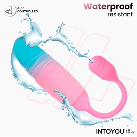 NexEgg Motion Huevo Vibrador con Thrusting App Rosa Turquesa