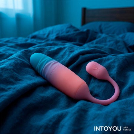 NexEgg Motion Huevo Vibrador con Thrusting App Rosa Turquesa