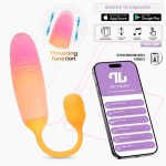 NexEgg Motion Huevo Vibrador con Thrusting App Naranja Rosa