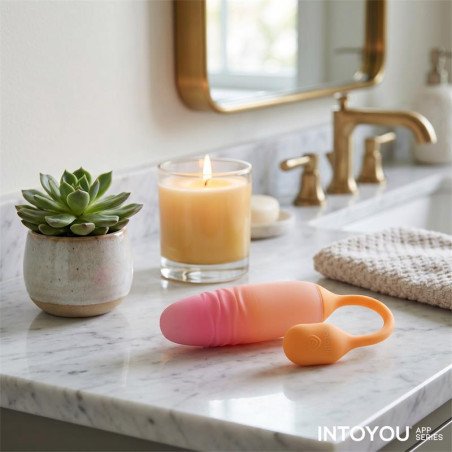 NexEgg Motion Huevo Vibrador con Thrusting App Naranja Rosa