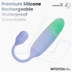 NexEgg Motion Huevo Vibrador con Thrusting App Lila Pistacho