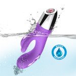 Vibrador Conejito Flexible Purpura
