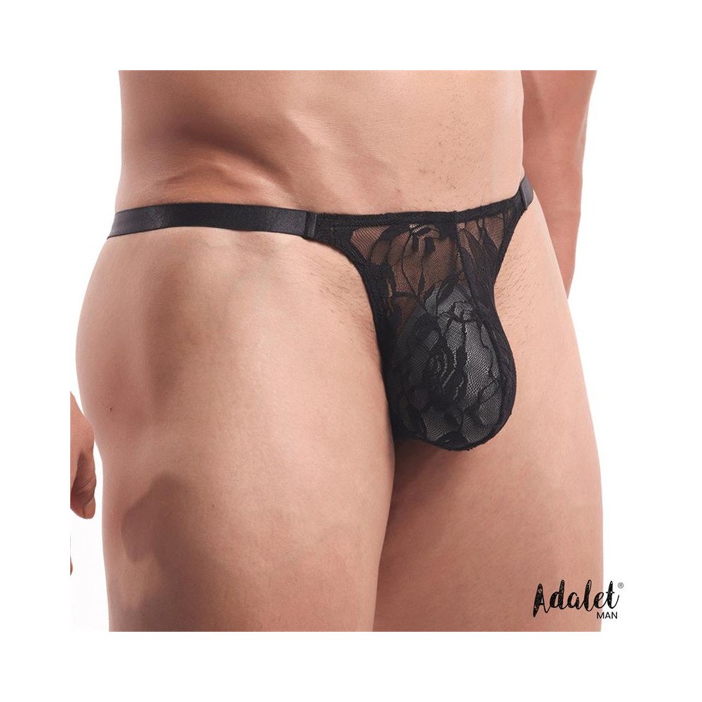 Luca Tanga de Encaje Negro