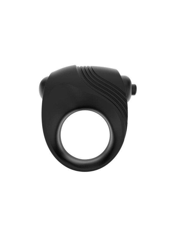 Romeri Anillo Bala Vibradora Silicona Negro