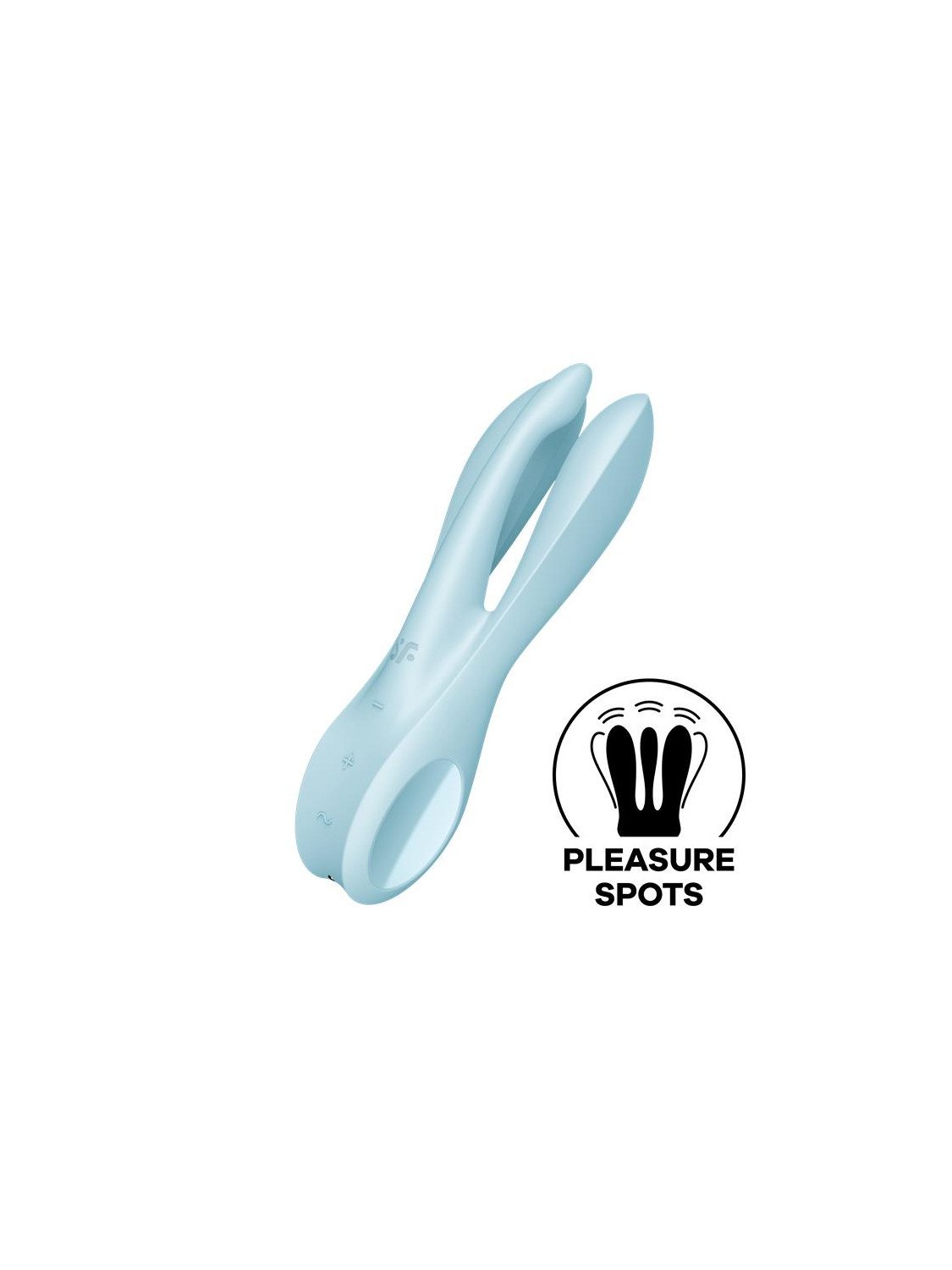 Vibrador Threesome 1 Light Azul