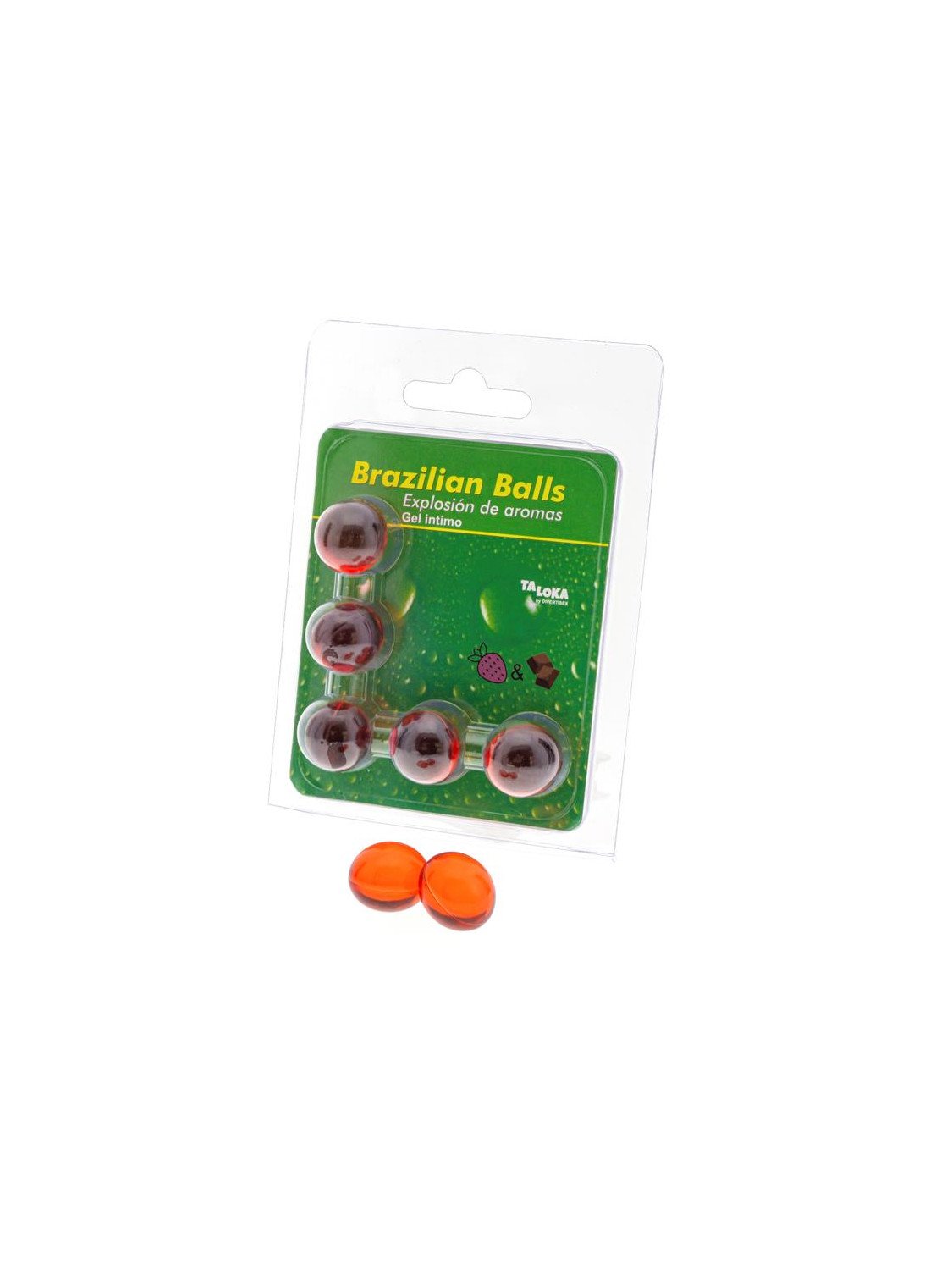 5 Brazilian Balls Explosion Aroma Fresa y Chocolate