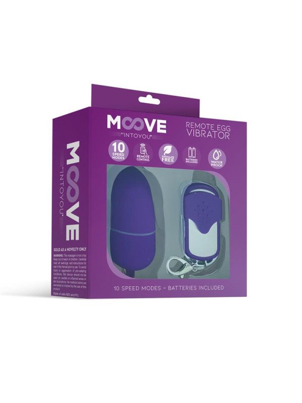 Huevo Vibrador con Control Remoto Mini Purpura