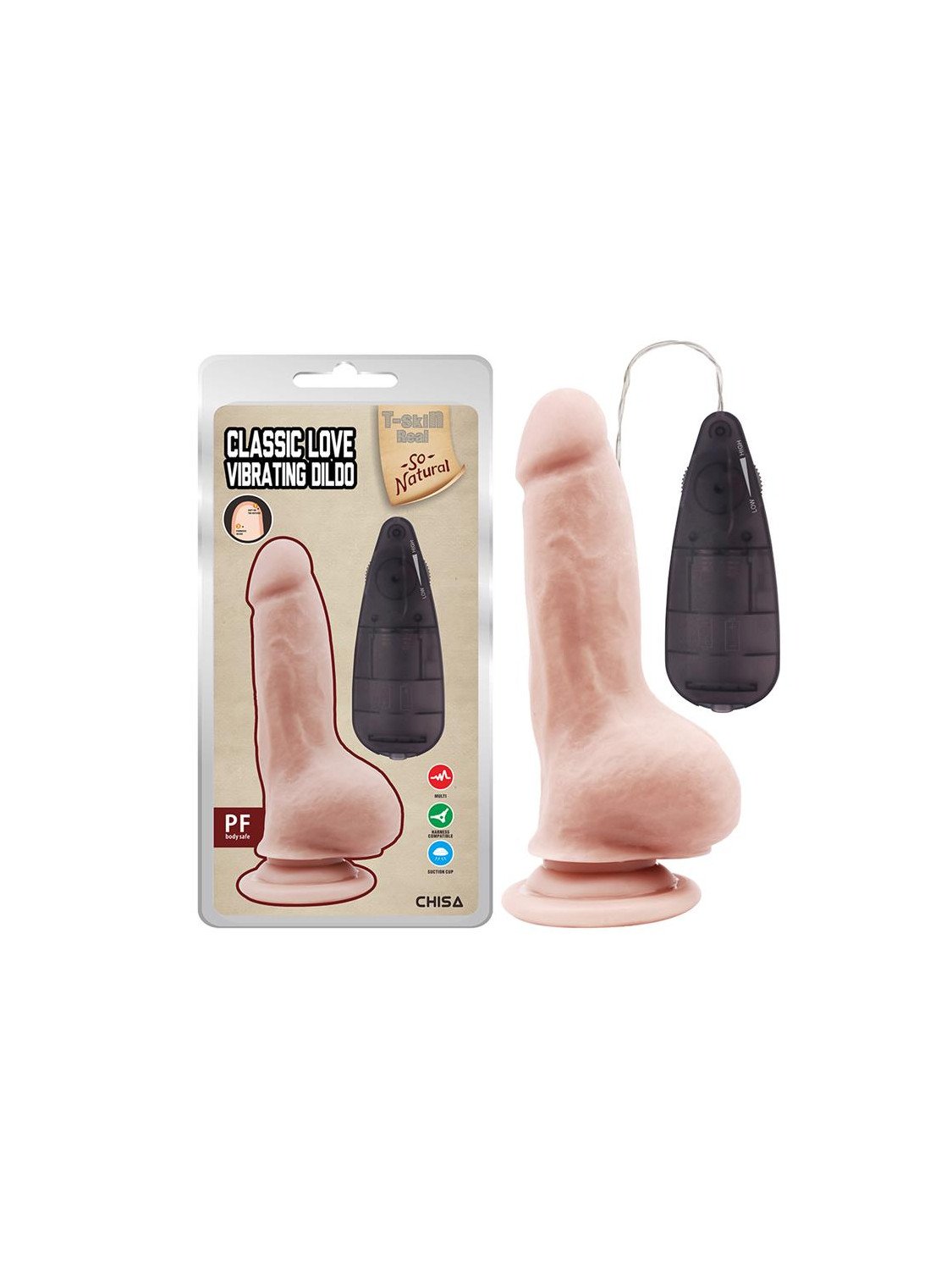 Dildo Vibrador Realista Classic Love 78