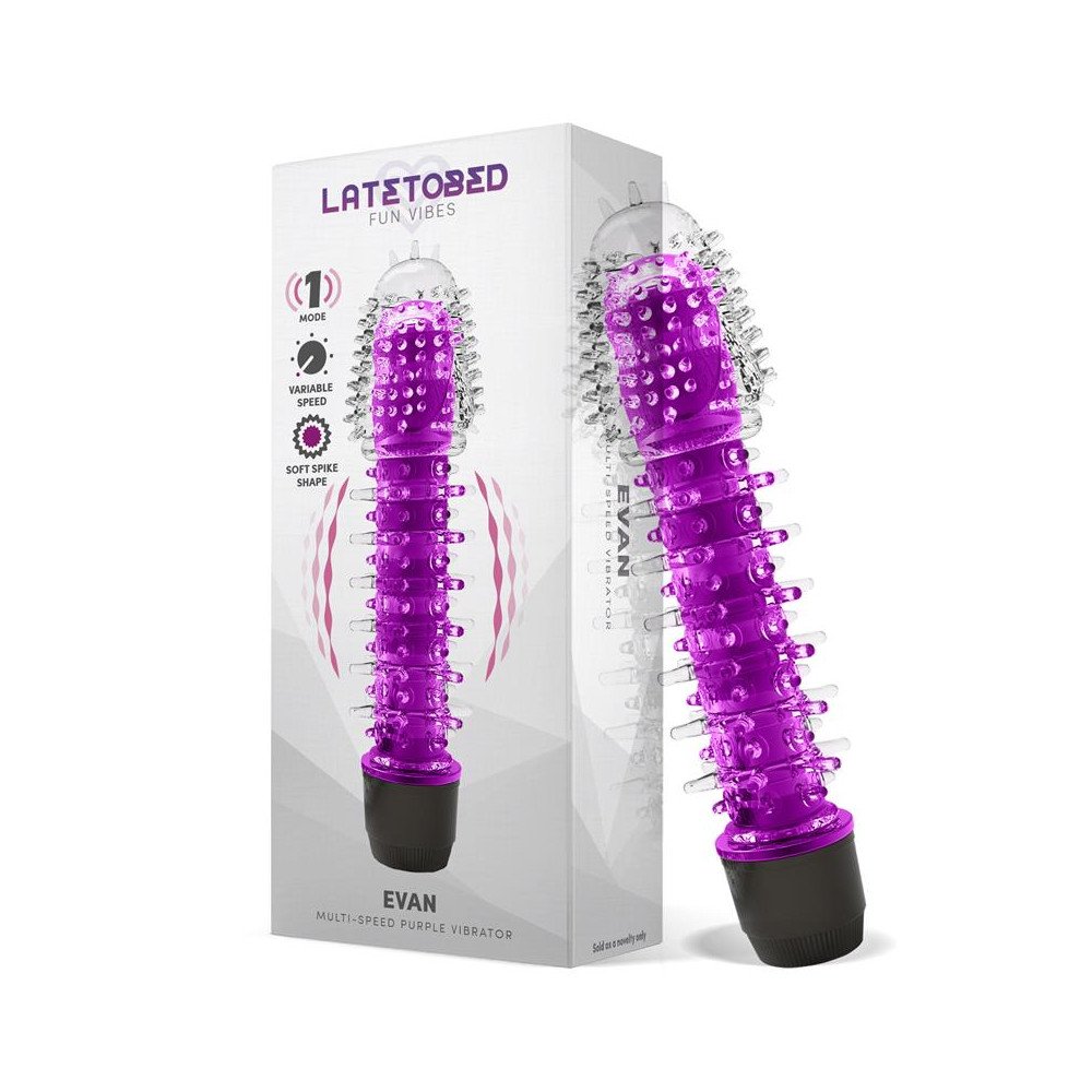 Evan Vibrador Multi Velocidad Purpura