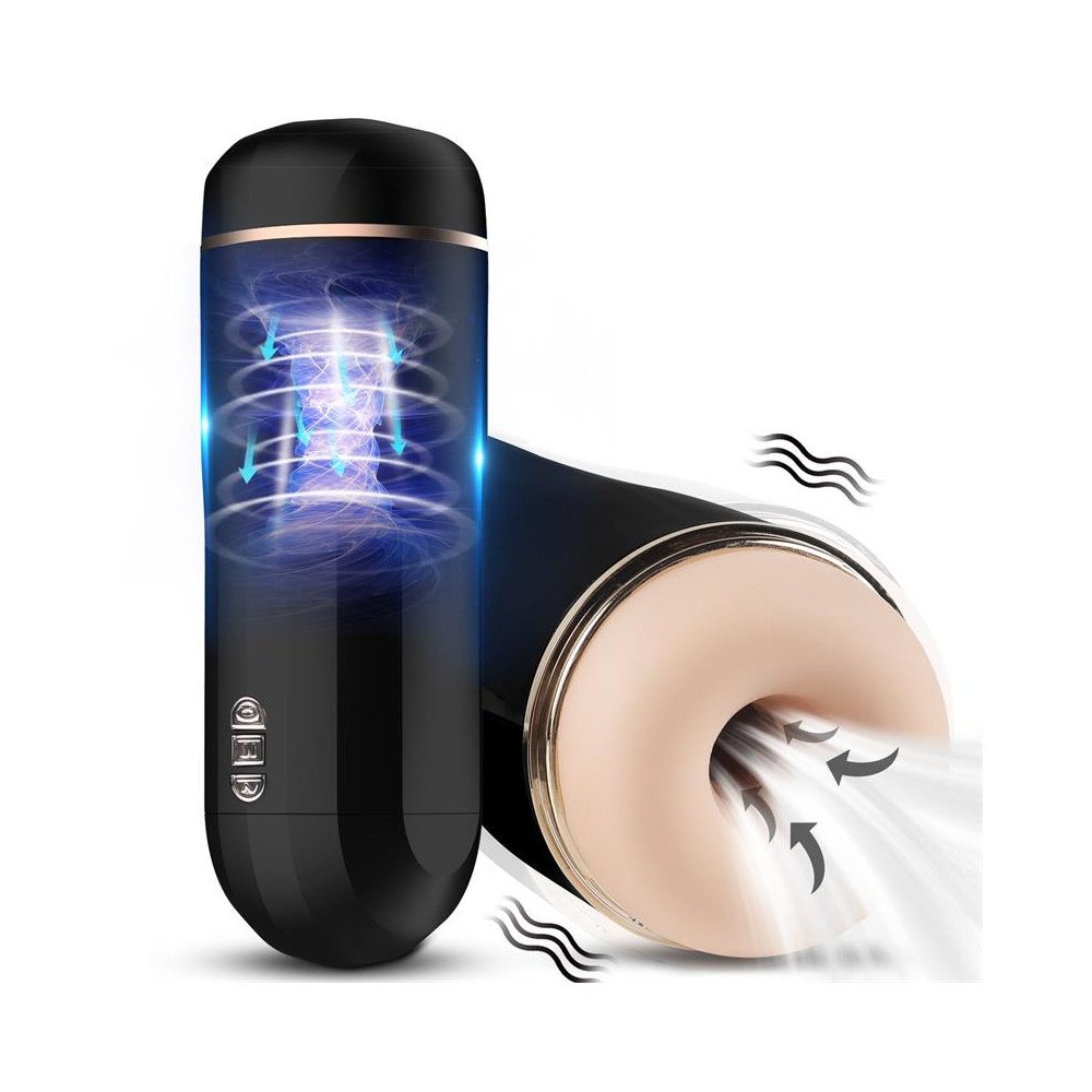 Snow Masturbador Manual Automatico Vibracion y Succion