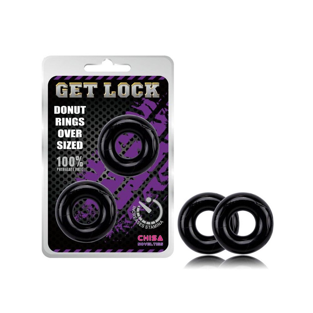 Anillos para el Pene Donut Negro