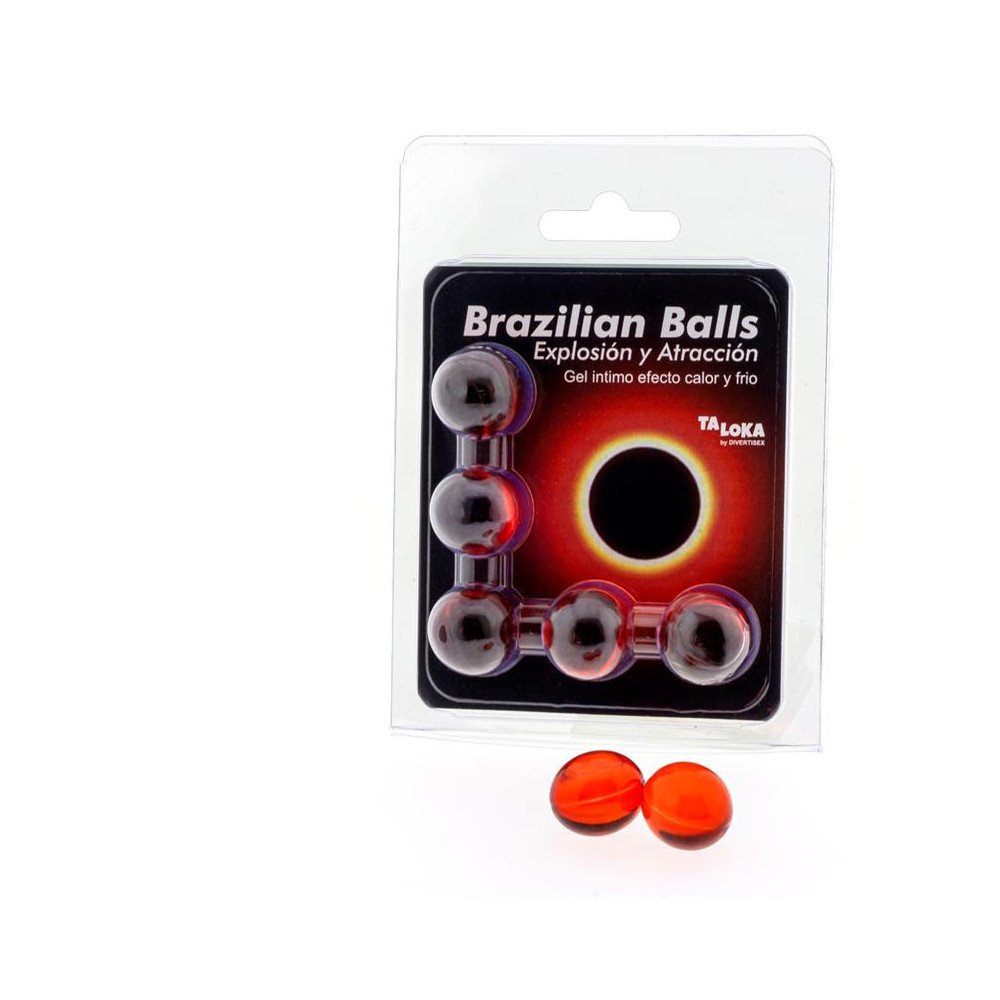 Set 5 Brazilian Balls Excitante Efecto Calor y Frio