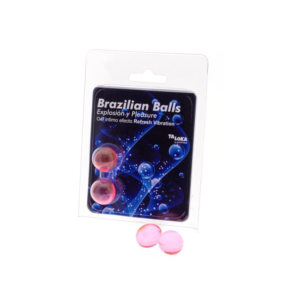 Set 2 Brazilian Balls Excitante Efecto Refresh Vibracion