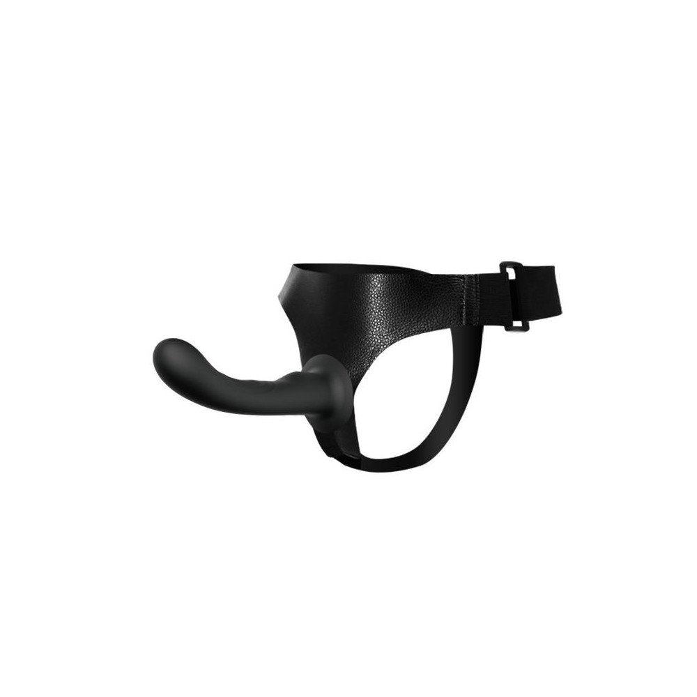 Arnes con Dildo de Silicona Negro