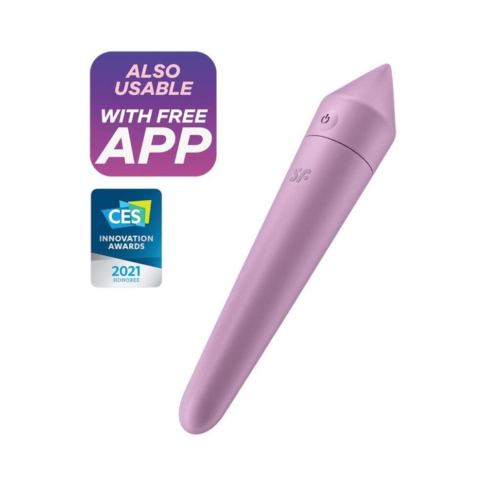 Ultra Power Bullet 8 Bala Vibradora con APP Lilac