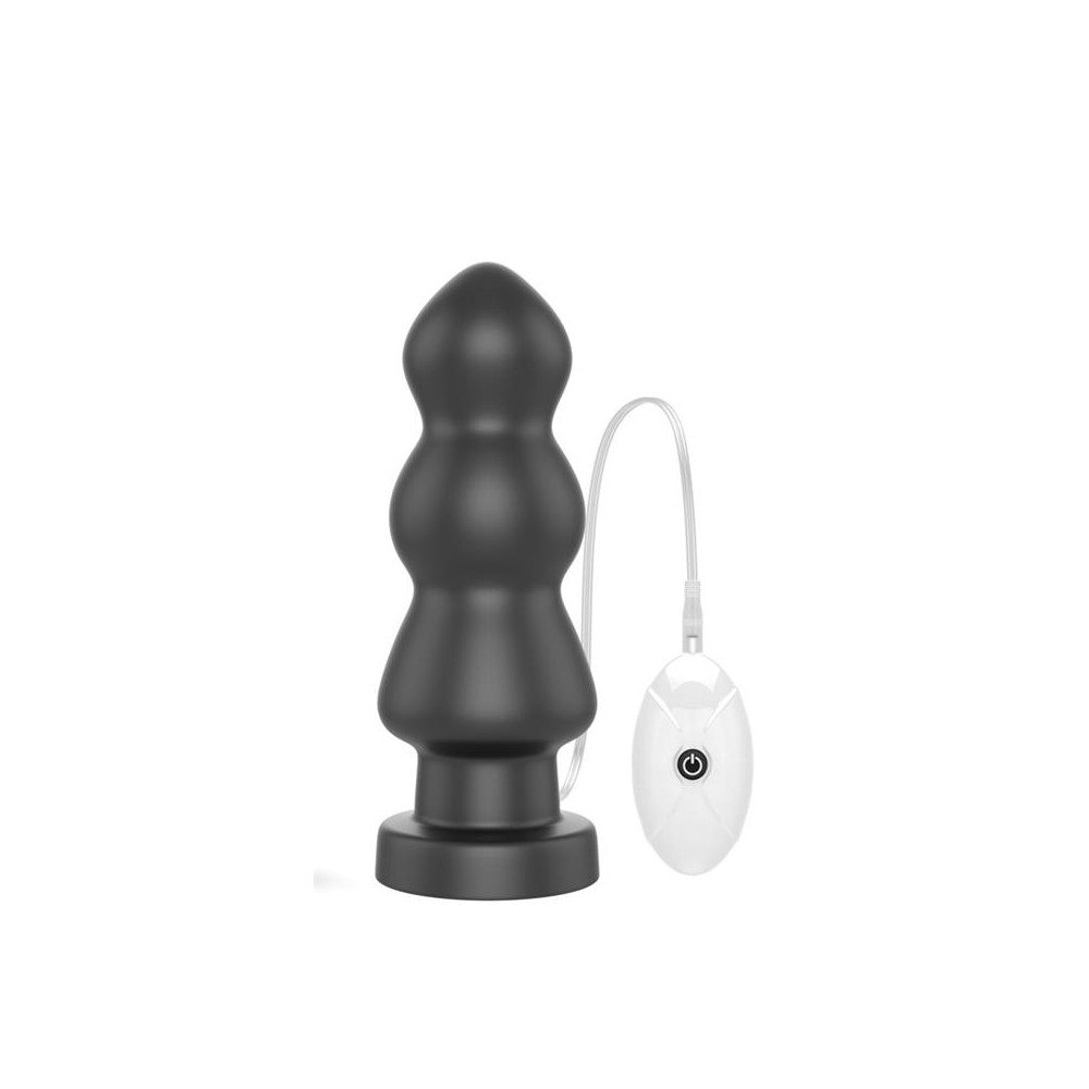 Plug Anal con Vibracion King Sized 78 Negro