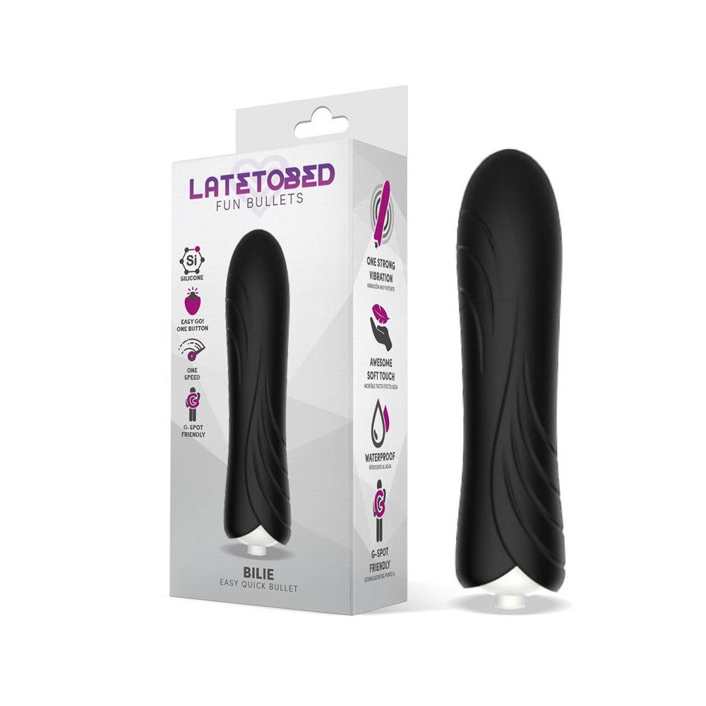 Bilie Bala Vibradora Easy Quick Silicona Negro