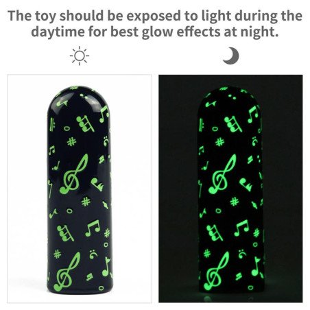 Bala Vibradora Brilla en la Oscuridad Glow in the dark