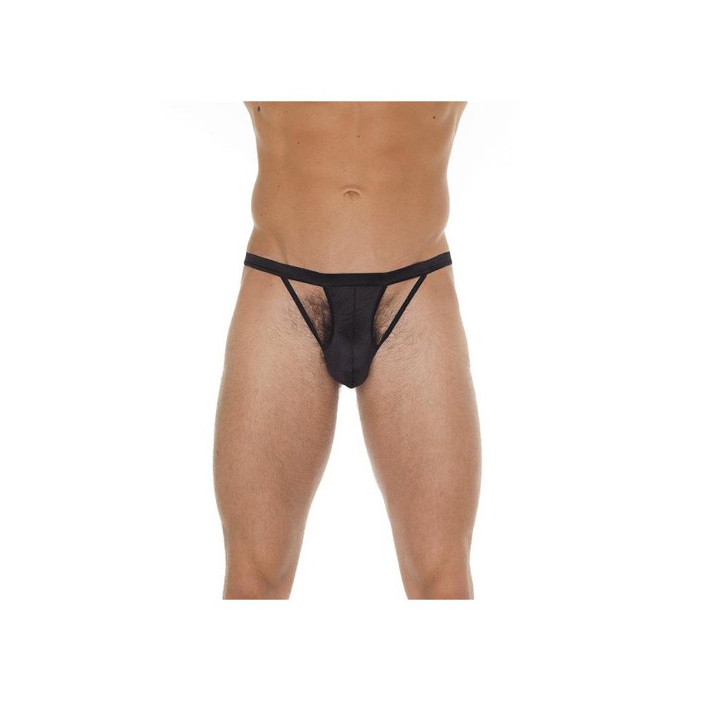Tanga con Tiras Negro Talla Unica
