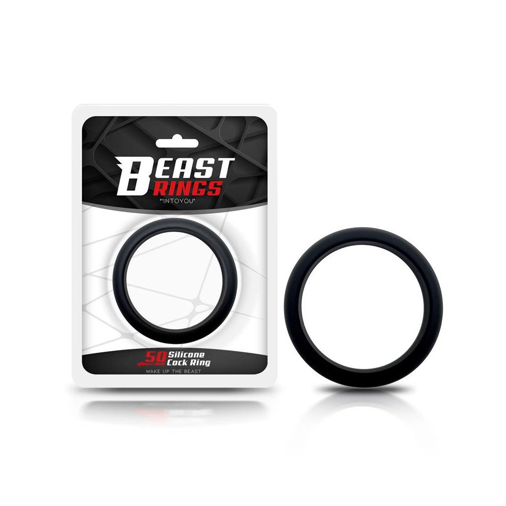 Anillo para el Pene Silicona Solida 5 cm Negro