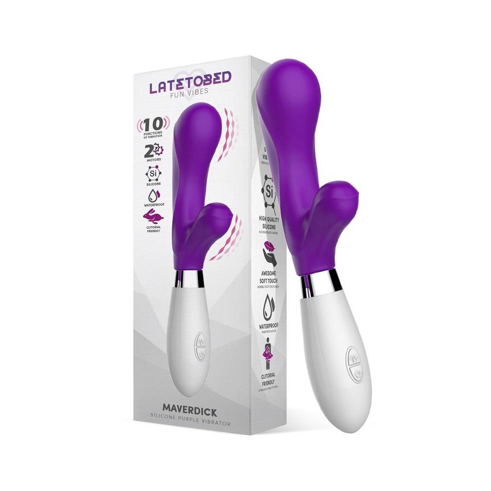 Maverdick Vibrador Silicona Purpura