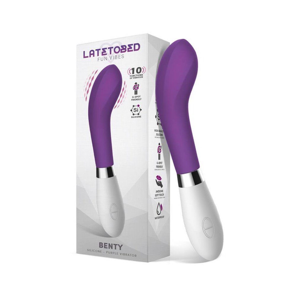 Benty Vibrador Silicona Purpura