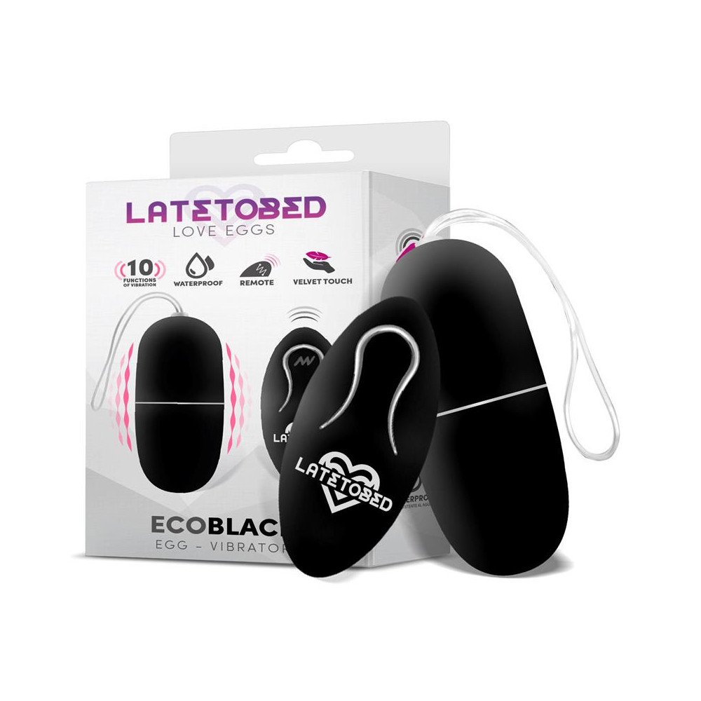 Ecoblack Huevo Vibrador con Control Remoto